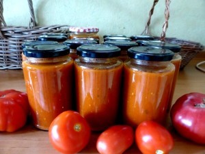 Rezepte, zum frische Tomaten einkochen und konservieren